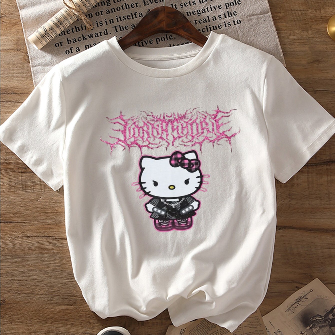 VENOM DRIP Hello Kitty graphic print t-shirt