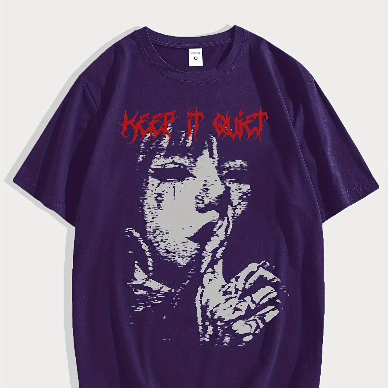 VENATRIX TEE Keep it Quiet Gothic Character Graphic