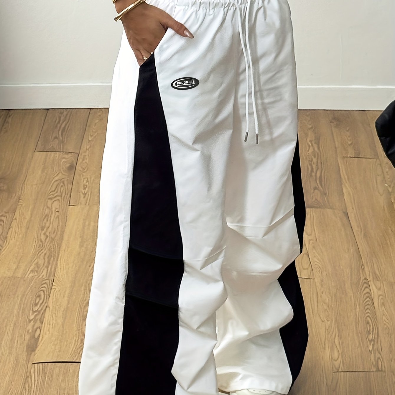 GhostLeg Women'S Y2K Streetwear Wide-Leg Pants