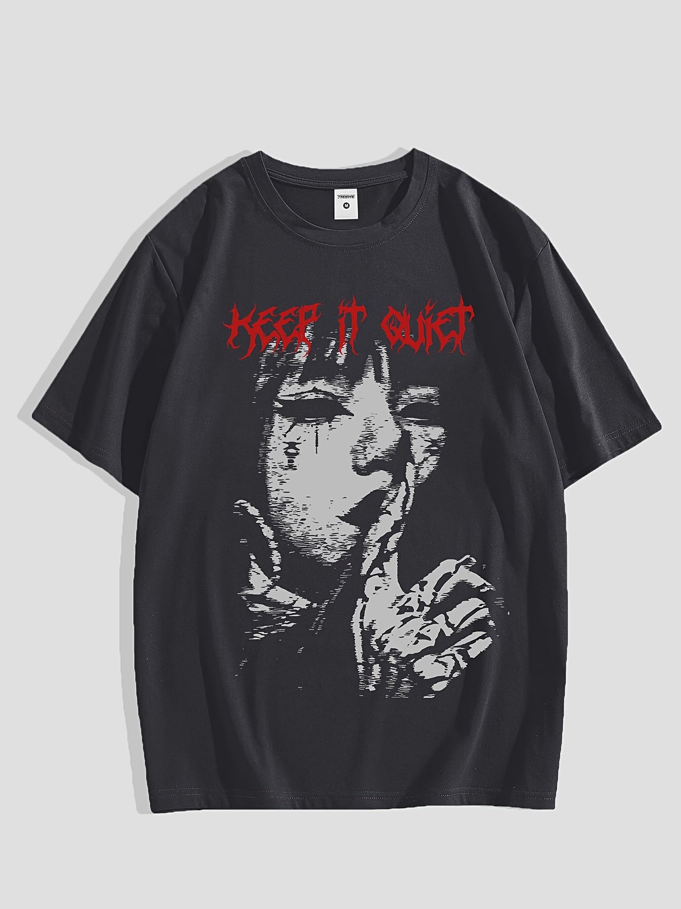 VENATRIX TEE Keep it Quiet Gothic Character Graphic