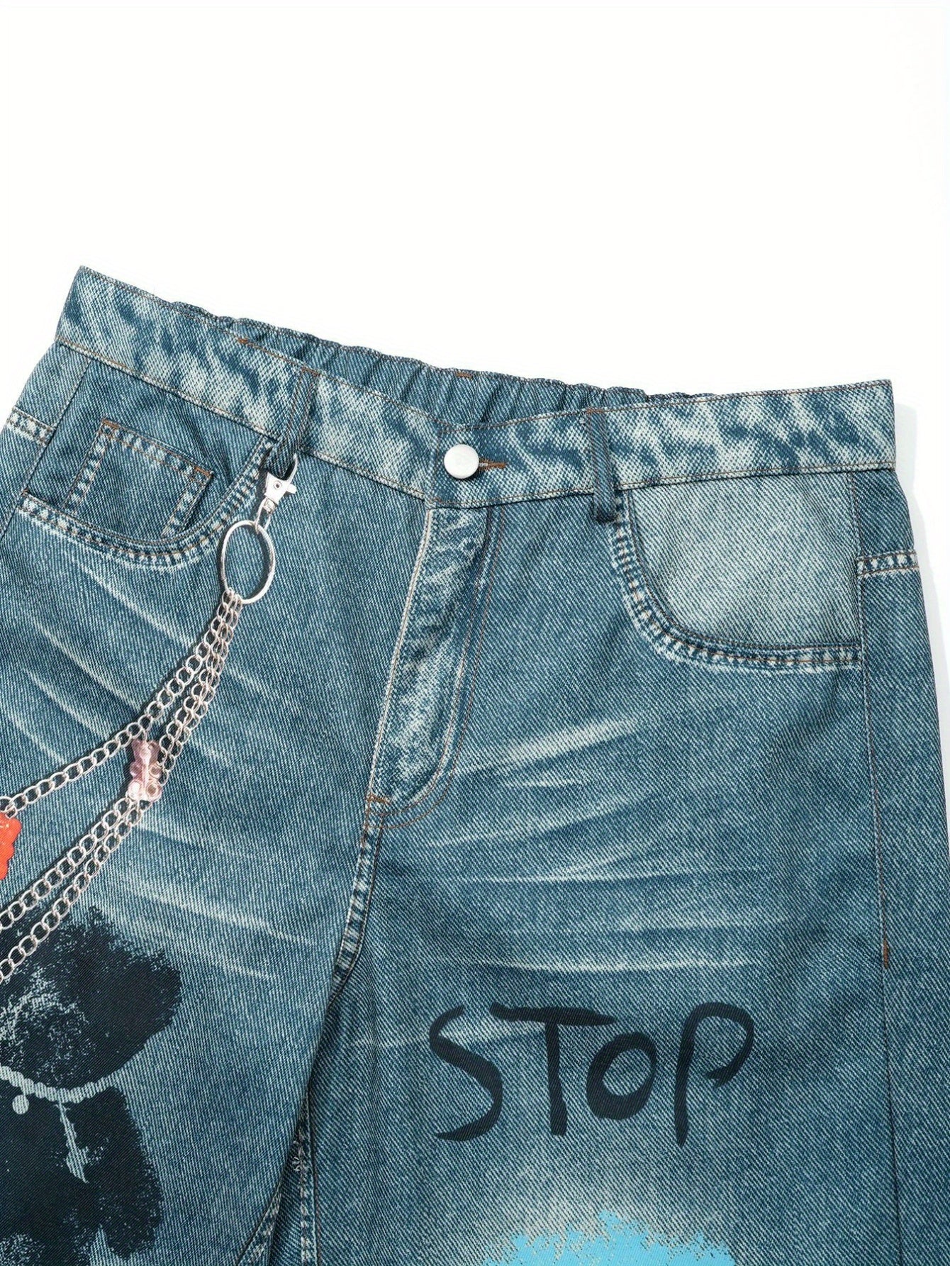 RedLegion High Street Washed Distressed Jeans