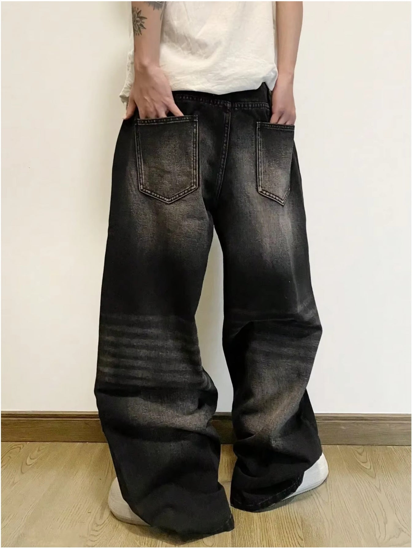 VenomFit Baggy Hip-Hop Style Faux Denim