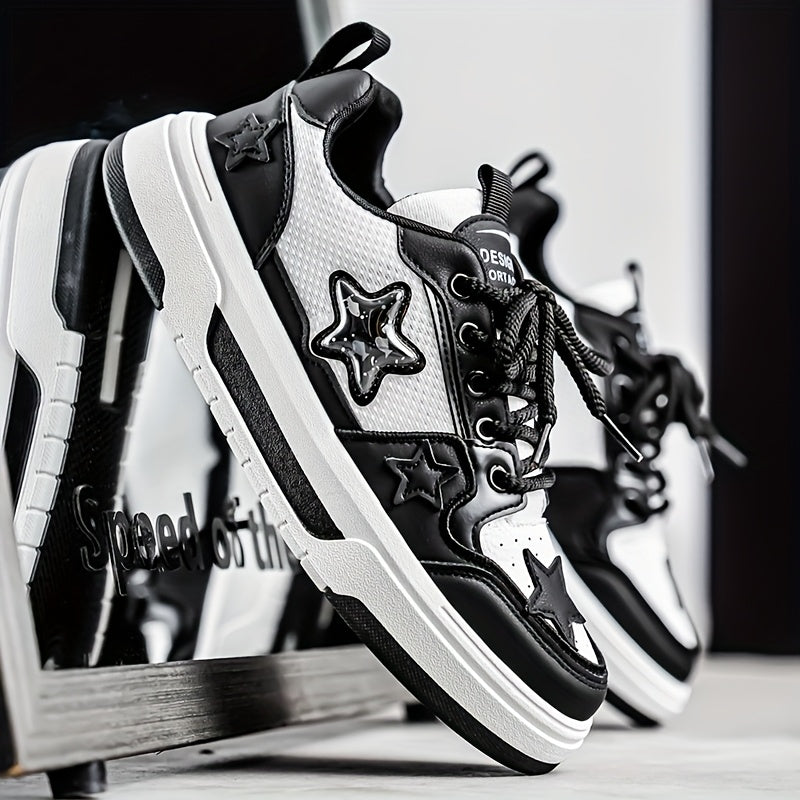 BlazeFlex Star Pattern Casual Sneakers