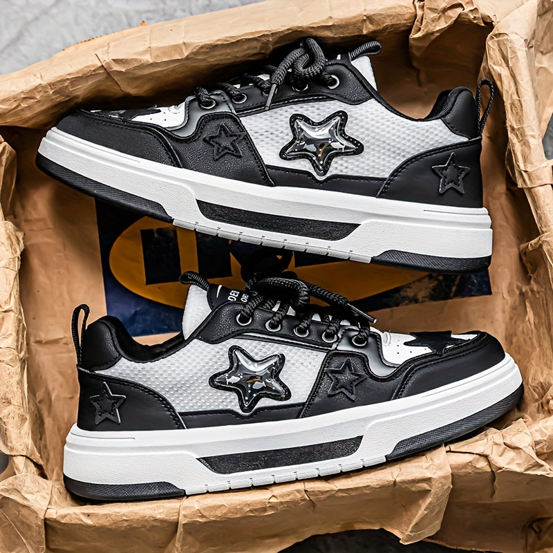 BlazeFlex Star Pattern Casual Sneakers