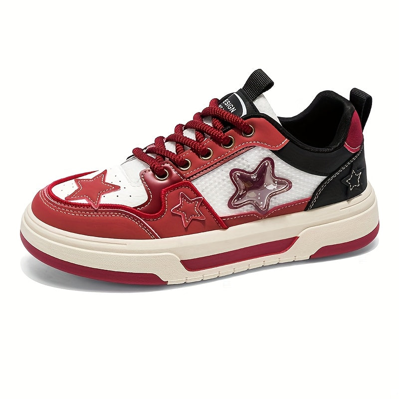 BlazeFlex Star Pattern Casual Sneakers