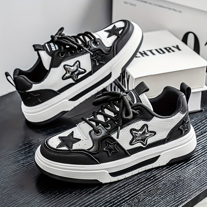 BlazeFlex Star Pattern Casual Sneakers