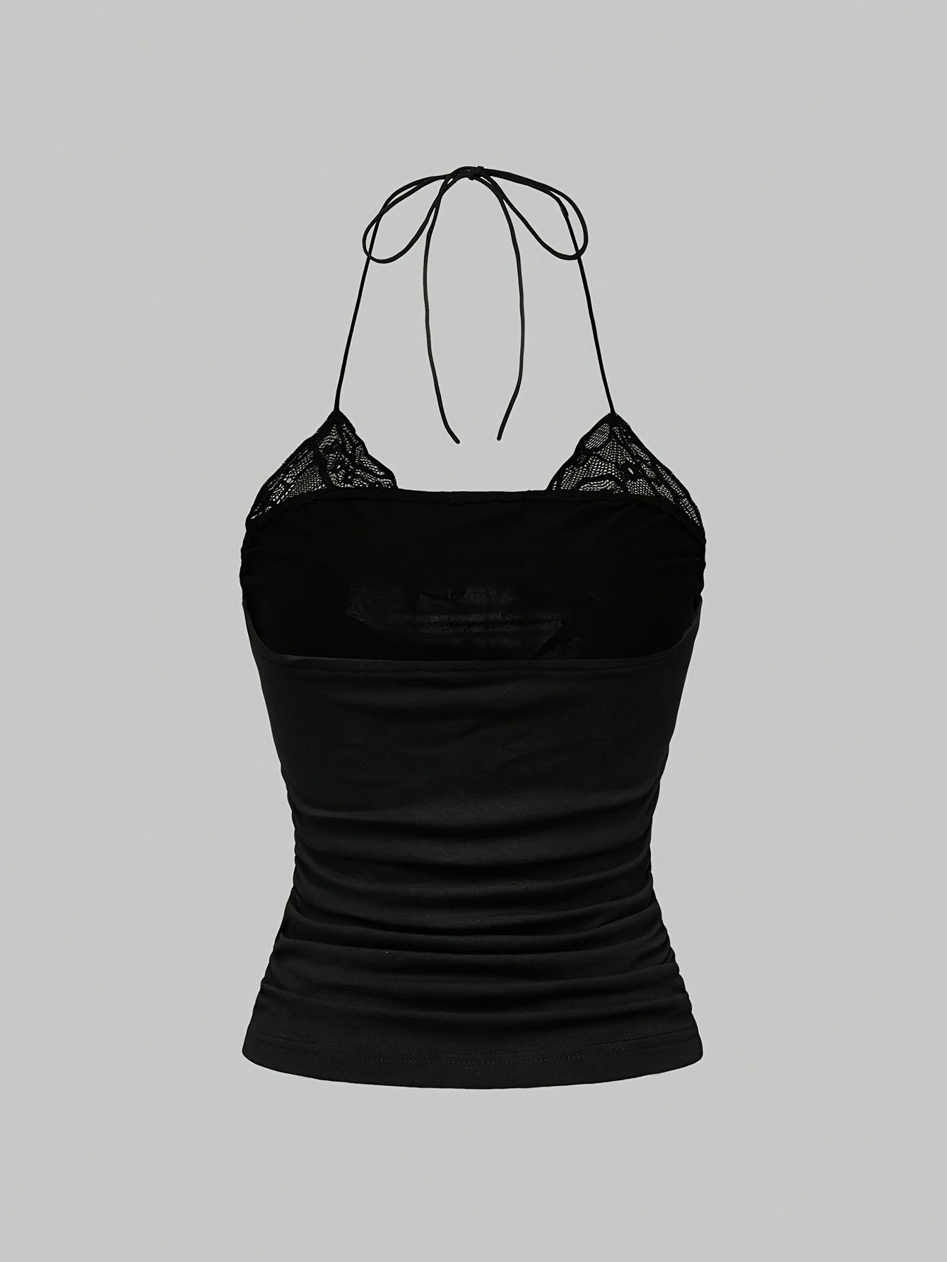 CHERRY VENOM New Fashionable Elegant Lace-Up Neckline Top