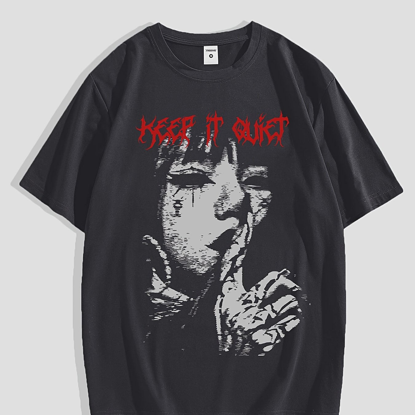 VENATRIX TEE Keep it Quiet Gothic Character Graphic