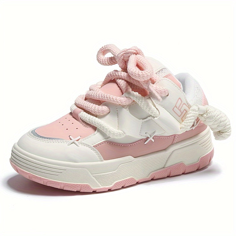 NeonFury Chunky Lace-Up Sneakers