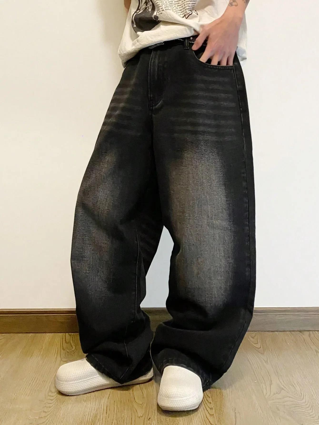 VenomFit Baggy Hip-Hop Style Faux Denim