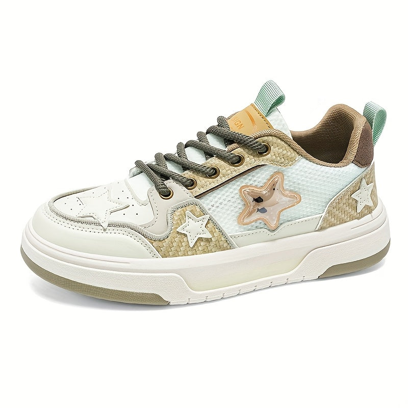 BlazeFlex Star Pattern Casual Sneakers