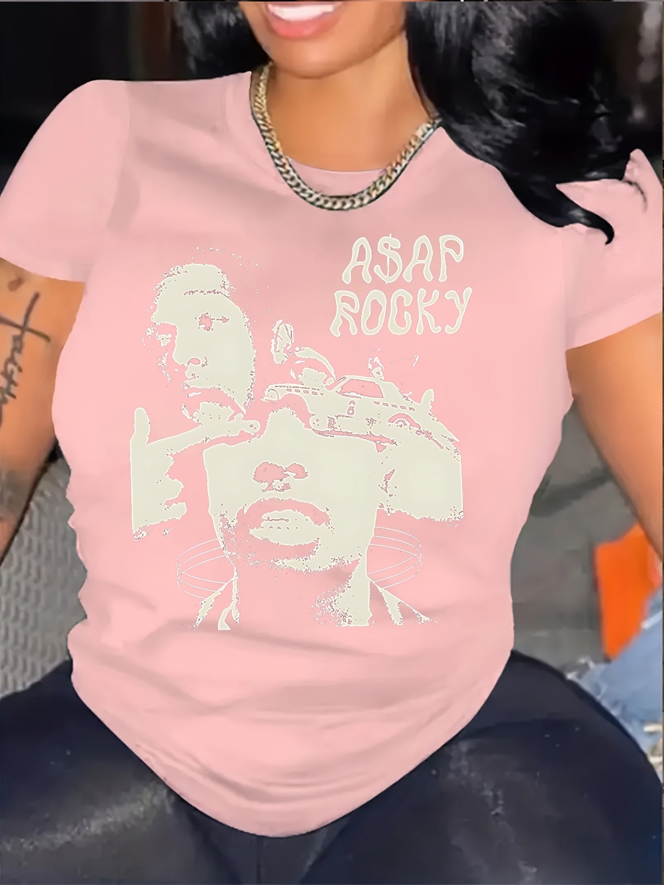SAVAGEBLOCK A$AP Rocky Graphic T-Shirt