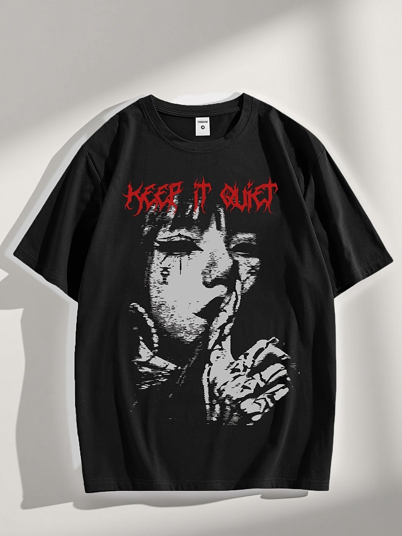 VENATRIX TEE Keep it Quiet Gothic Character Graphic