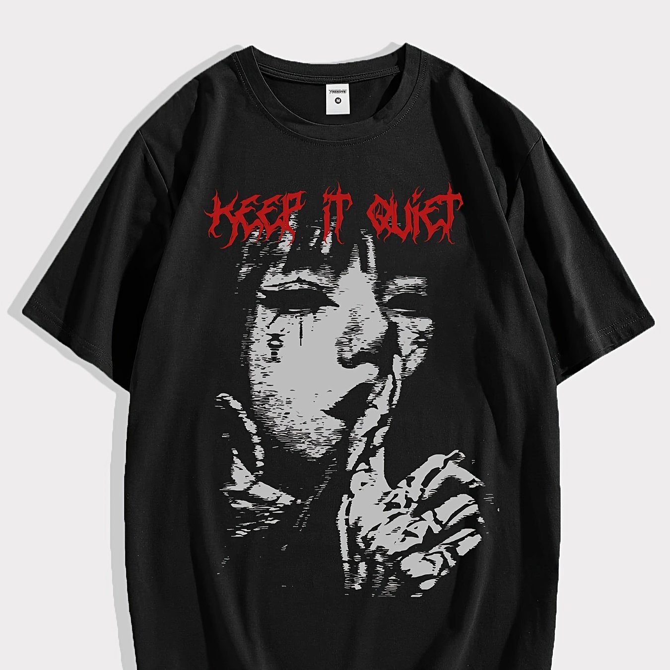 VENATRIX TEE Keep it Quiet Gothic Character Graphic