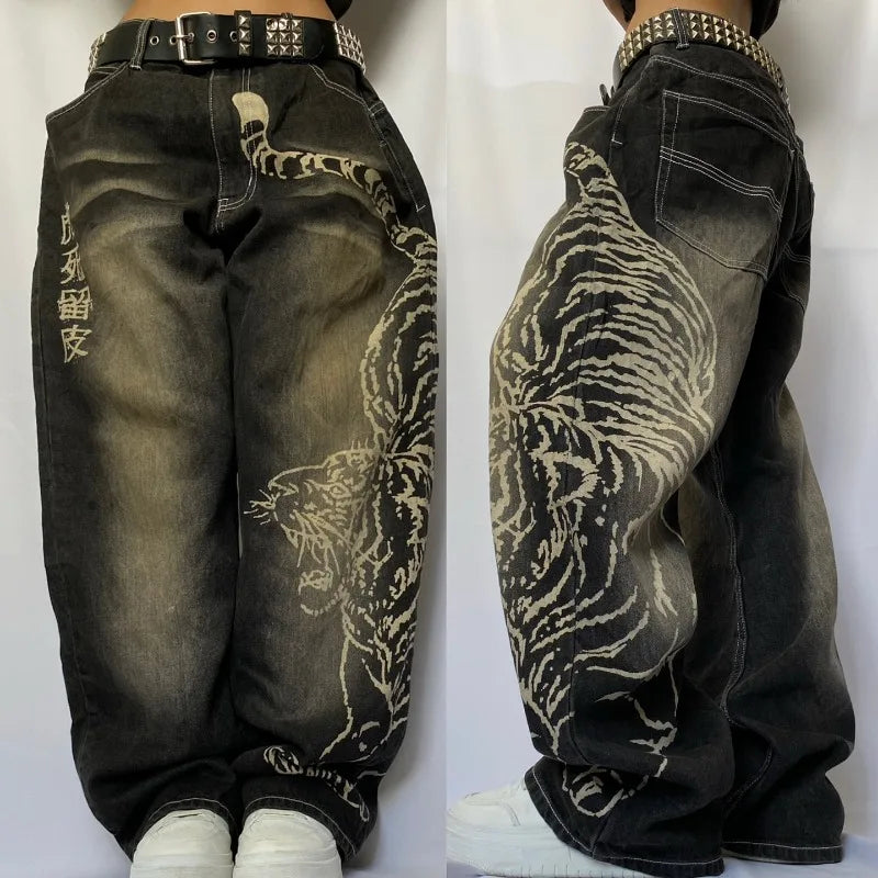 Oversized Baggy Jeans Y2K Street Vintage