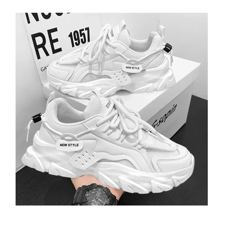 Men's Shoe Breathable Thick Soled Sneakers