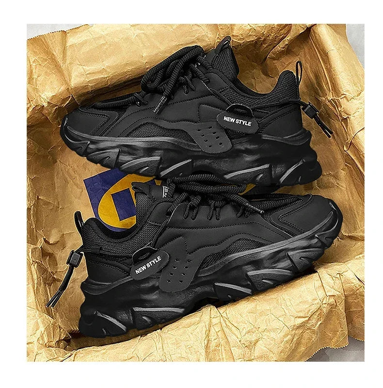 Men's Shoe Breathable Thick Soled Sneakers