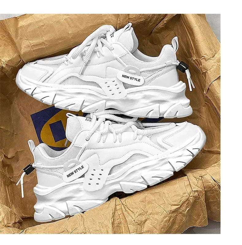 Men's Shoe Breathable Thick Soled Sneakers