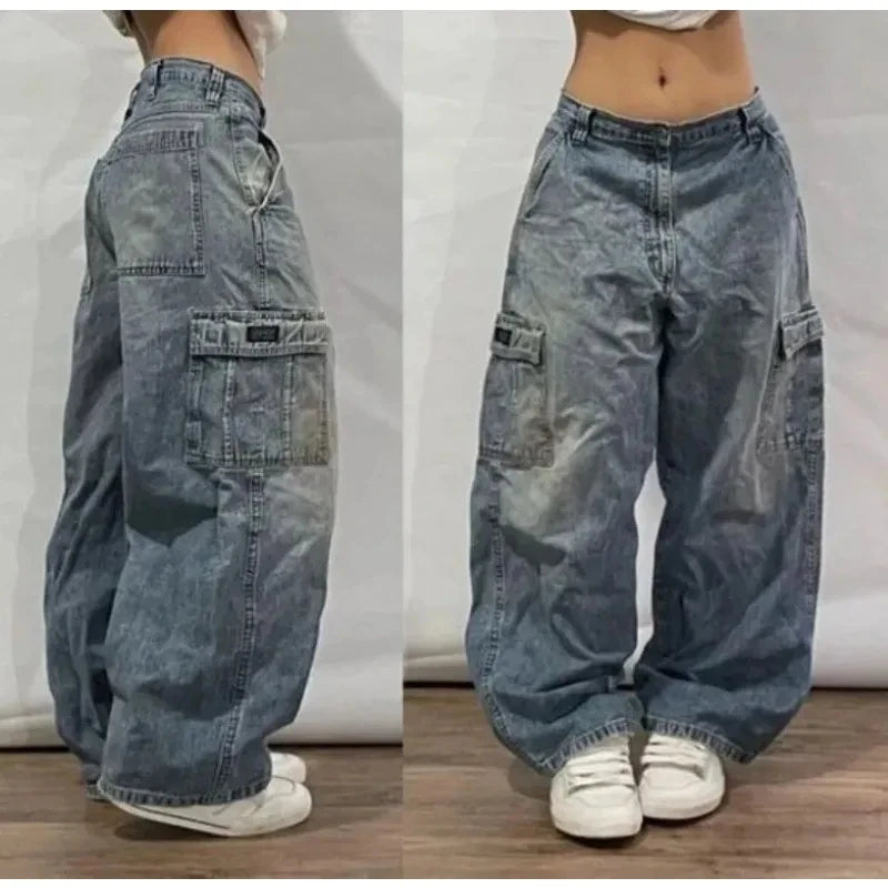 Oversized Baggy Jeans Y2K Street Vintage