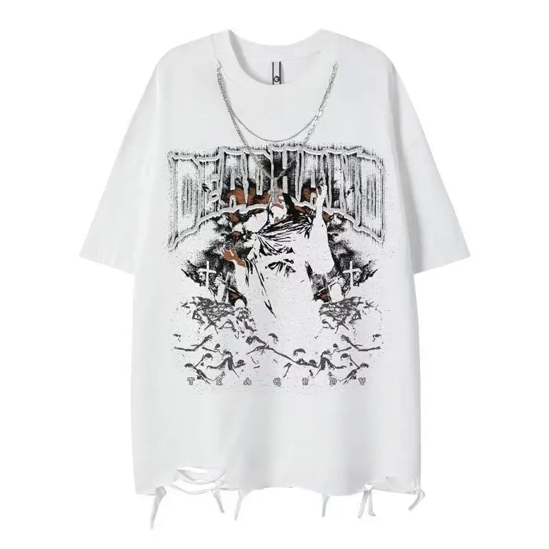 REDHOOD TEE American New Diablo Short-sleeved T-shirts