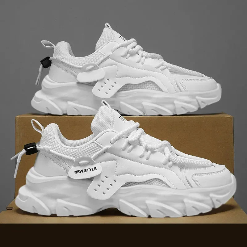 Men's Shoe Breathable Thick Soled Sneakers