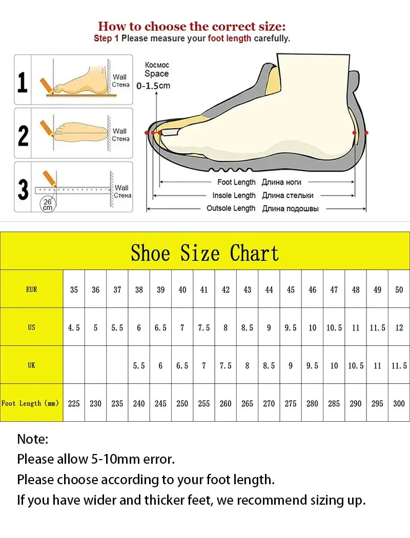 Men's Shoe Breathable Thick Soled Sneakers