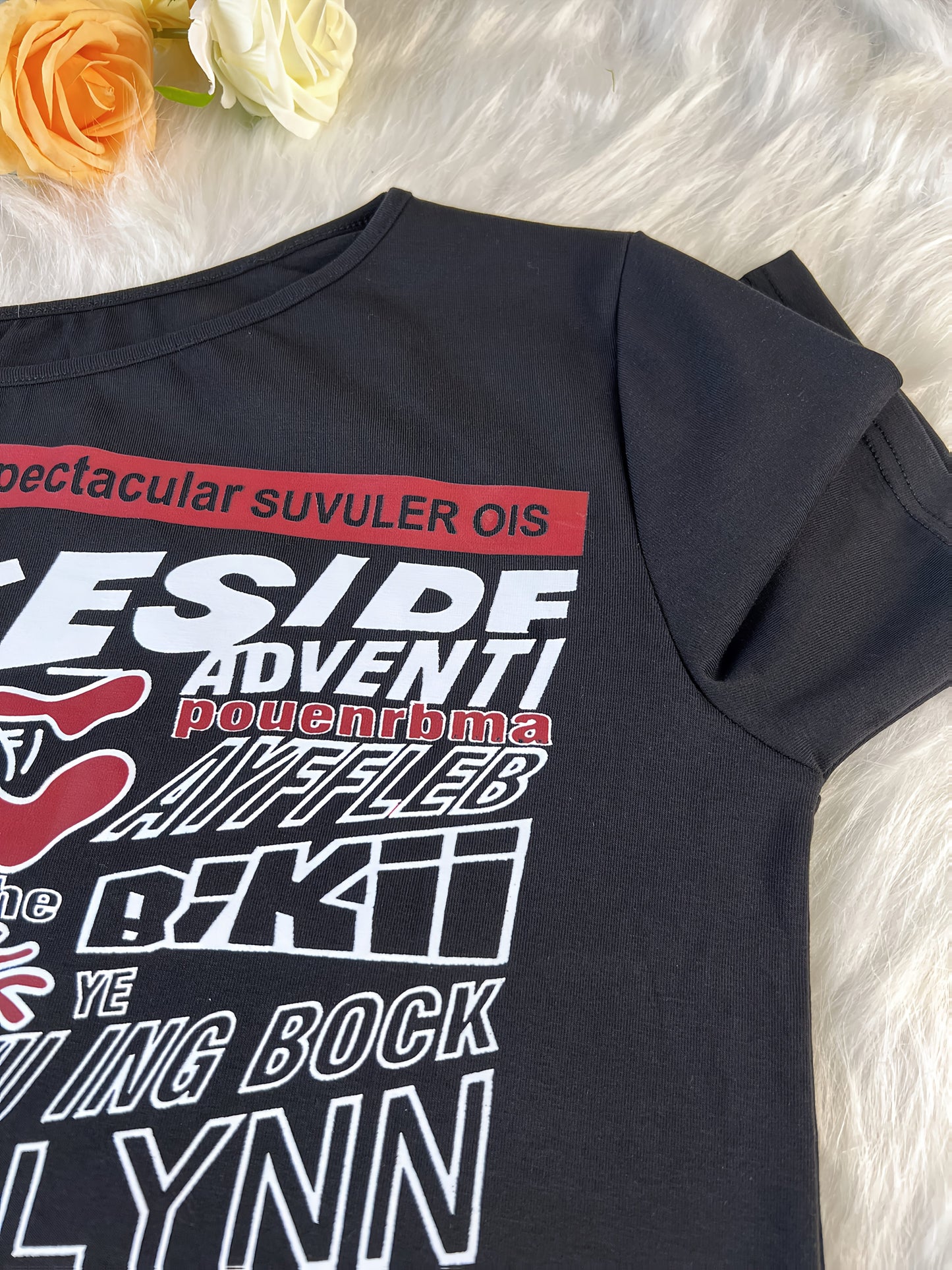 GHOSTWEAR Sexy One-Shoulder T-Shirt