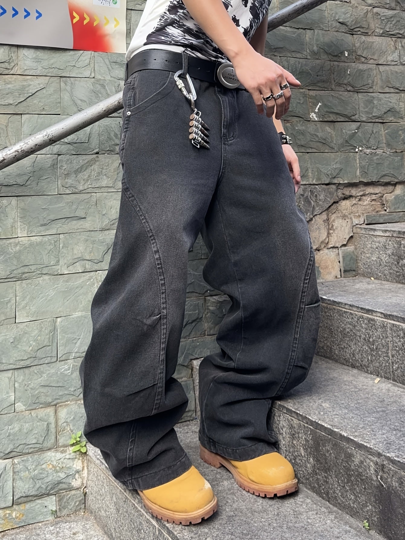 InfernoDenim Loose Wide Leg Jeans