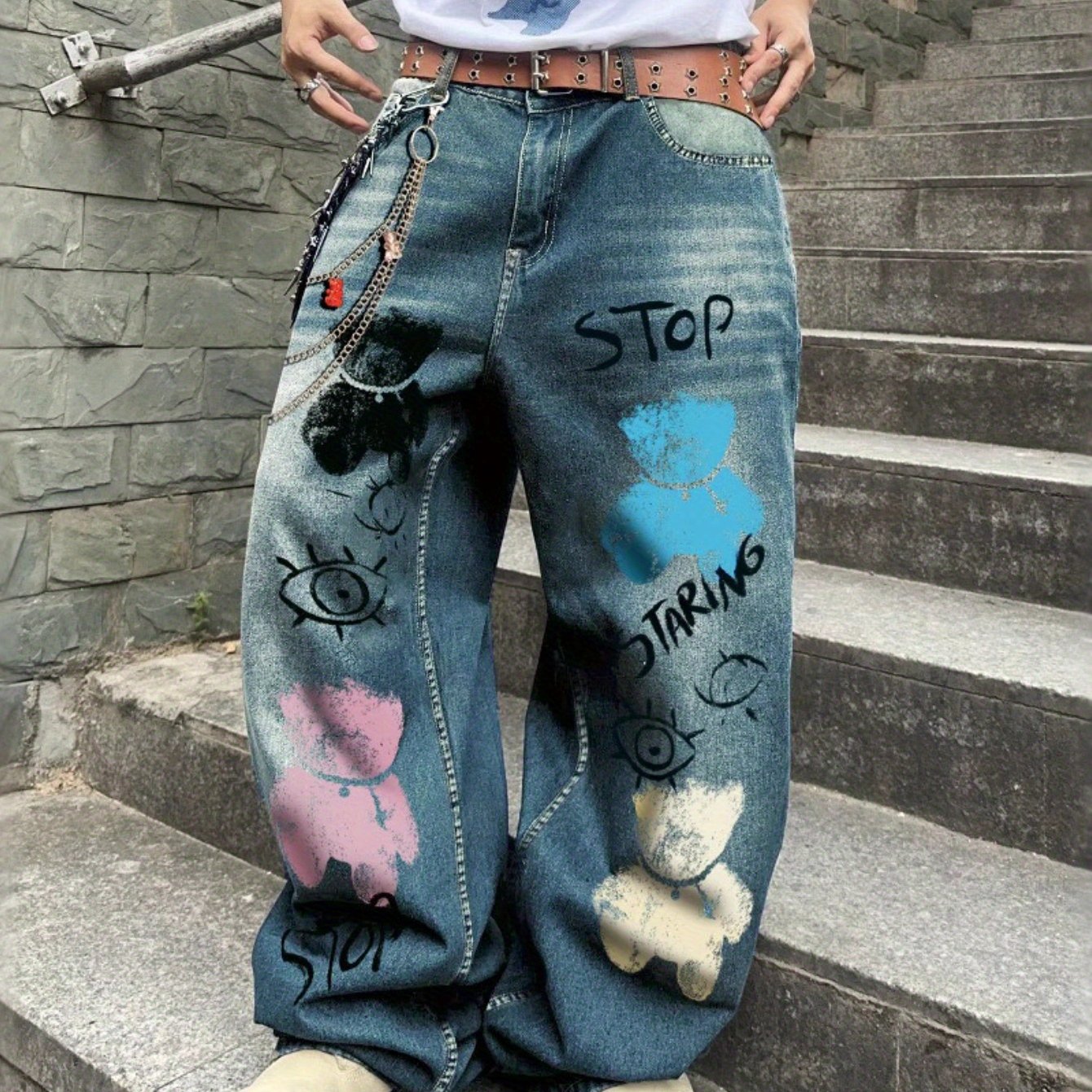 RedLegion High Street Washed Distressed Jeans