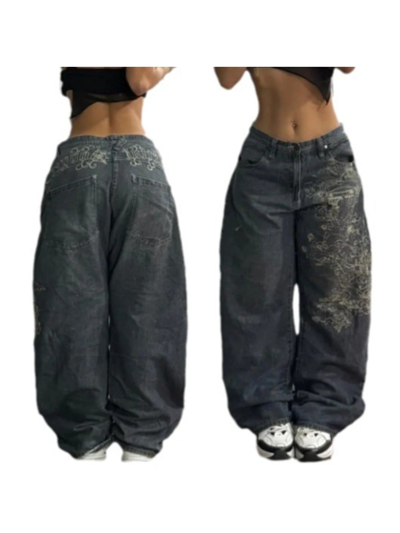 IronLegs Vintage Wide Leg Jeans Women
