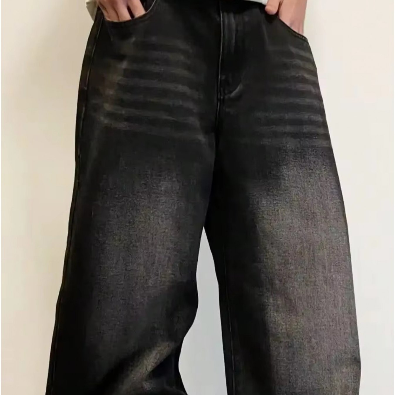 VenomFit Baggy Hip-Hop Style Faux Denim