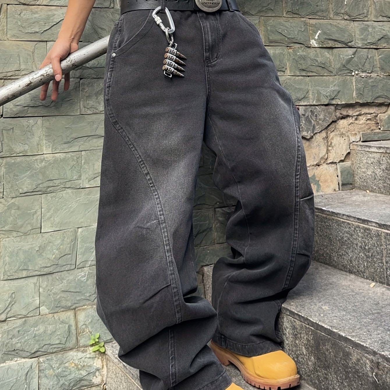 InfernoDenim Loose Wide Leg Jeans