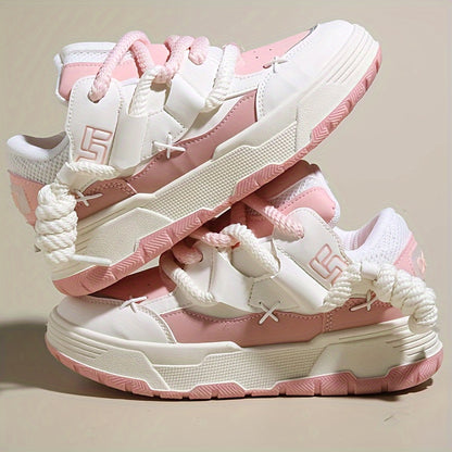 NeonFury Chunky Lace-Up Sneakers