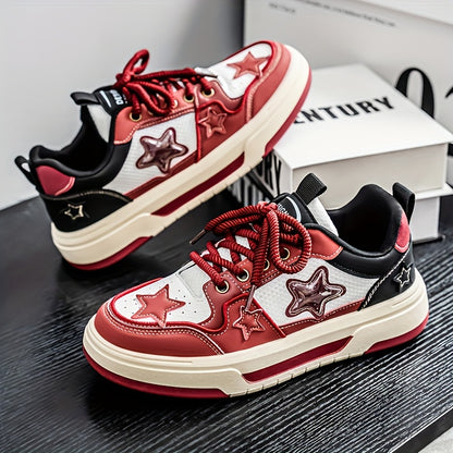 BlazeFlex Star Pattern Casual Sneakers