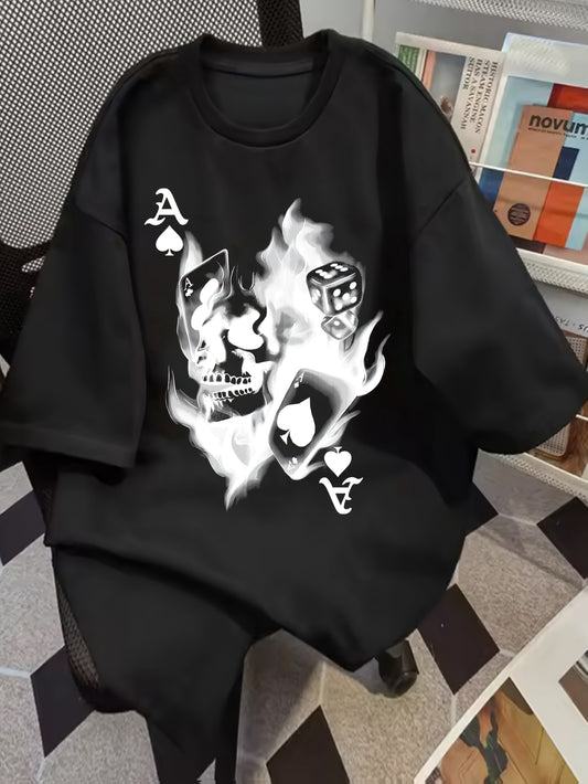 FIREBLOCK Skull Print T-shirt