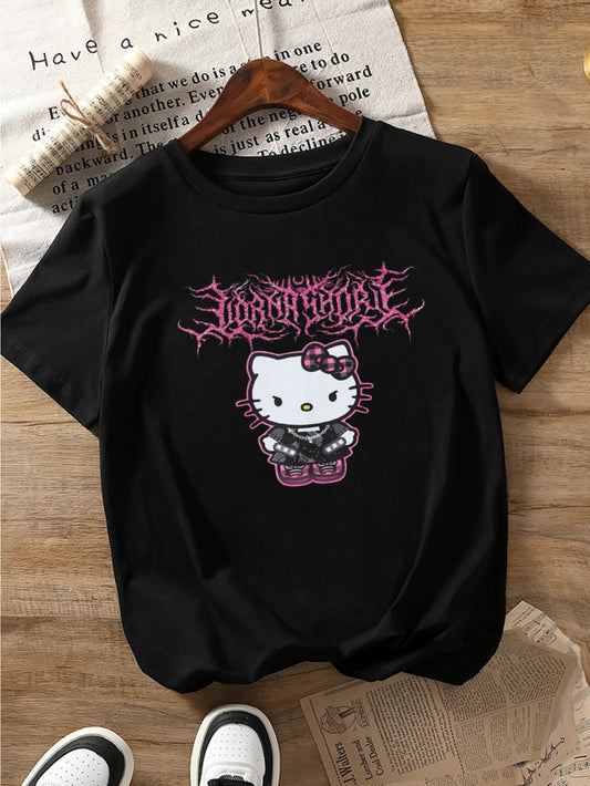 VENOM DRIP Hello Kitty graphic print t-shirt