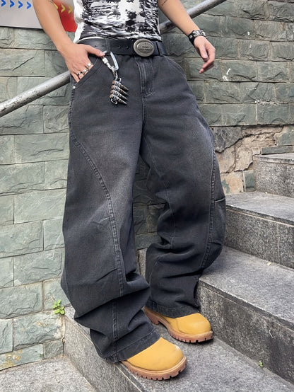 InfernoDenim Loose Wide Leg Jeans