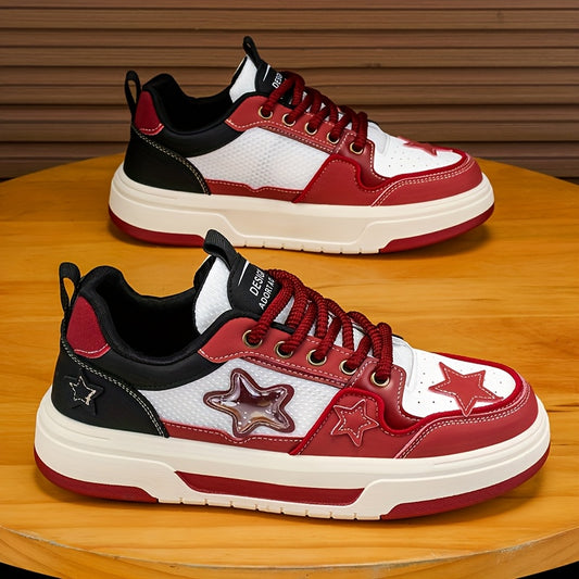BlazeFlex Star Pattern Casual Sneakers