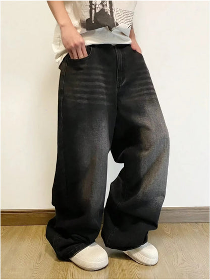 VenomFit Baggy Hip-Hop Style Faux Denim