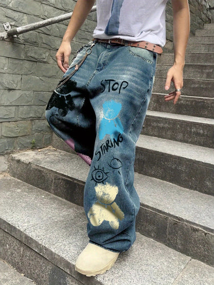RedLegion High Street Washed Distressed Jeans