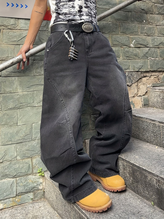 InfernoDenim Loose Wide Leg Jeans