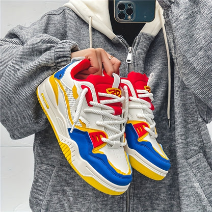 [Trendy Skate Shoes] ThunderDash Low-Top Breathable Skateboard Sneakers