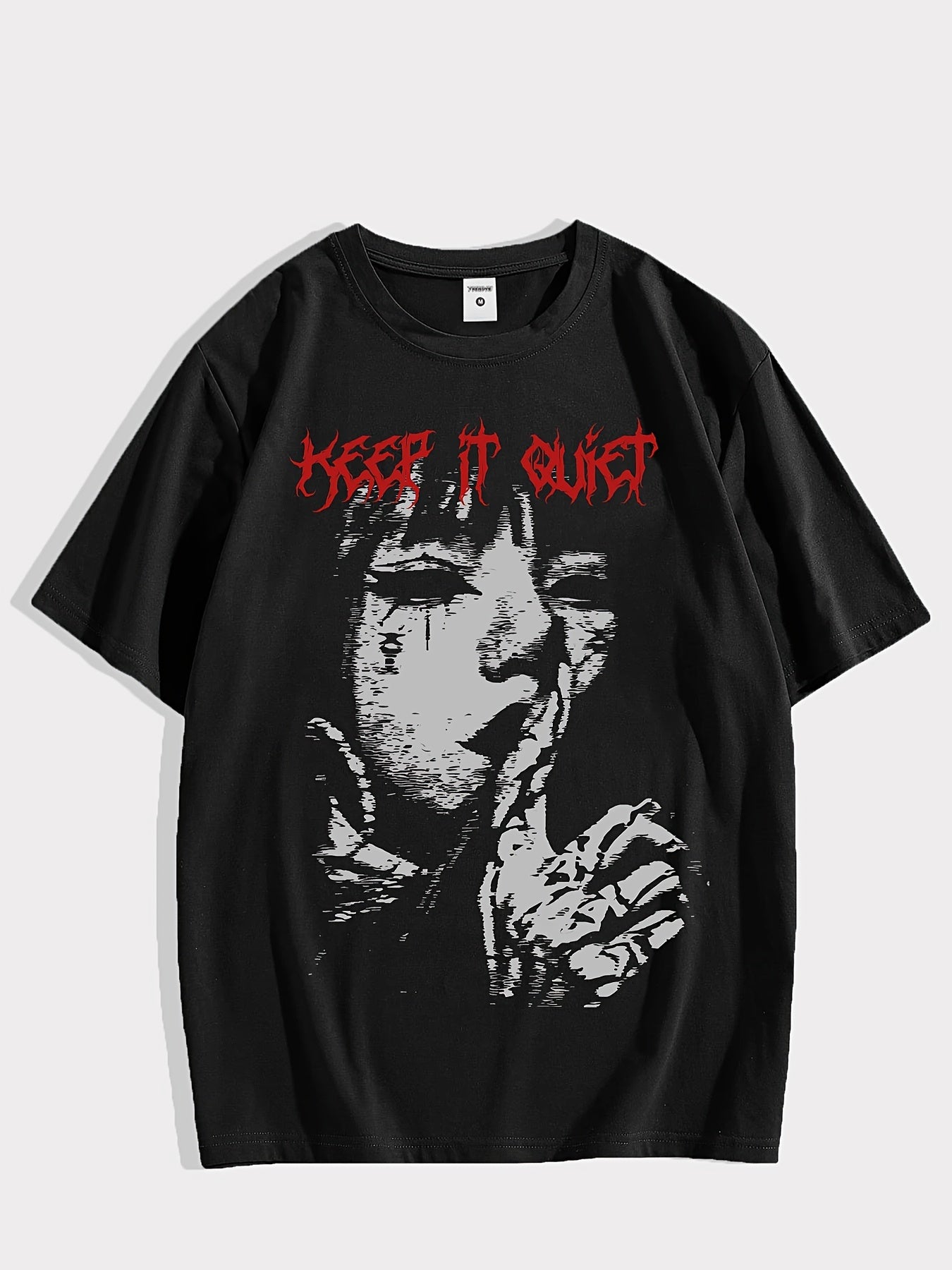 VENATRIX TEE Keep it Quiet Gothic Character Graphic