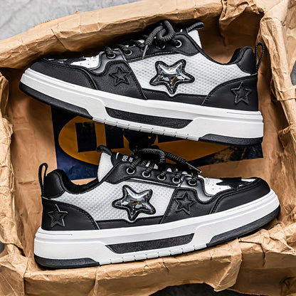 BlazeFlex Star Pattern Casual Sneakers