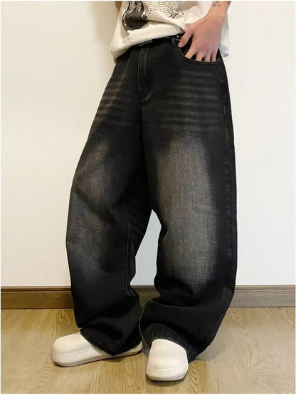 VenomFit Baggy Hip-Hop Style Faux Denim
