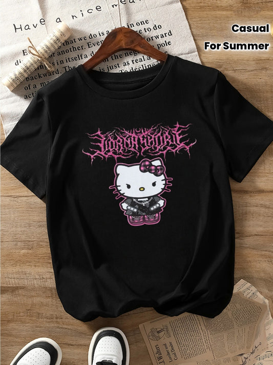 VENOM DRIP Hello Kitty graphic print t-shirt