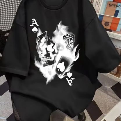FIREBLOCK Skull Print T-shirt