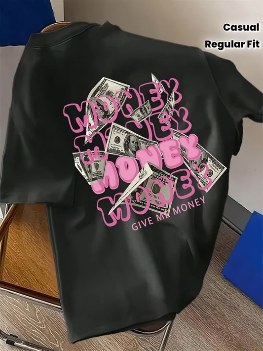 GHOSTCORE T-Shirt with Pink "Money" Print