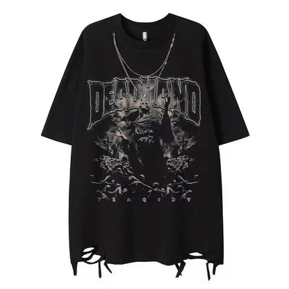 REDHOOD TEE American New Diablo Short-sleeved T-shirts