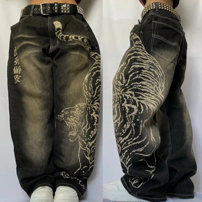 Oversized Baggy Jeans Y2K Street Vintage